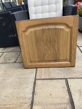 OAK KITCHEN DOOR 600mm x 540mm  DISCOLOURED SUITABLE TO PAINT STOCK DX284