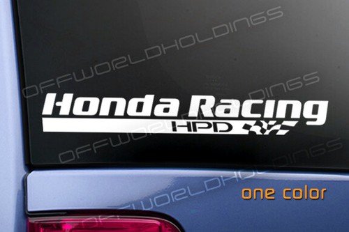 Honda racing hpd sticker decal - honda,
