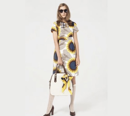 Orla kiely retro yellow blue - kiely,