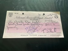 National Provincial Bank Limited Cheque Southport Branch £23-6-6 30/11/68