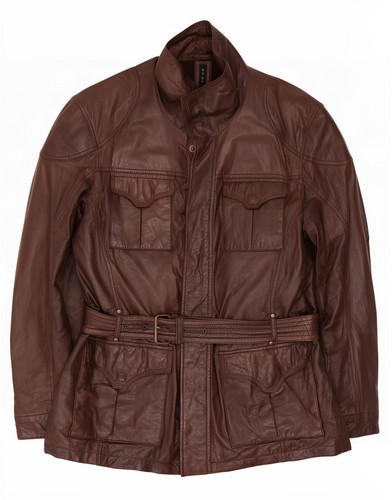 Mauritius mens leather jacket - leather,