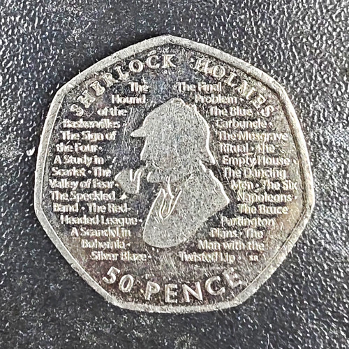2019 50p sherlock holmes - 50p,