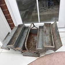 Old Tray Portable Professional Metal Storage Cantilever Small Metal Tool Box