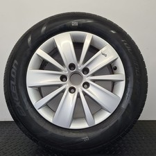 VW SHARAN 2010-2015 ALLOY WHEEL AND PART WORN TYRE 7MM TREAD 7N0601025A