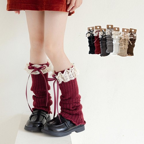 Knitted kids lace leg - knitted,