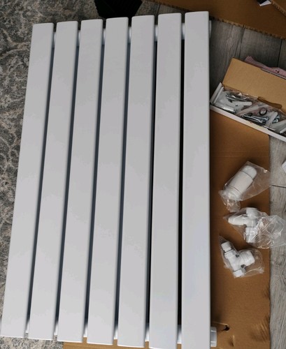 Designer radiator gloss white - radiator,