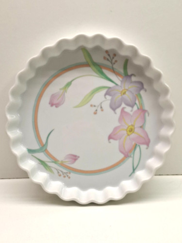 Ceramic fluted flan - ceramic,
