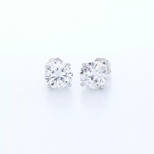 Stud earrings classic - earrings, solid