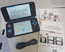 Nintendo New  2DS XL Black/Turquoise Handheld Console serial No: NEE101282435
