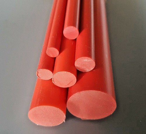 Pvc plastic bar red round - pvc,
