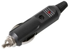 12V Car Cigarette Lighter Socket Male Plug Connector with Fuse & Red LED New