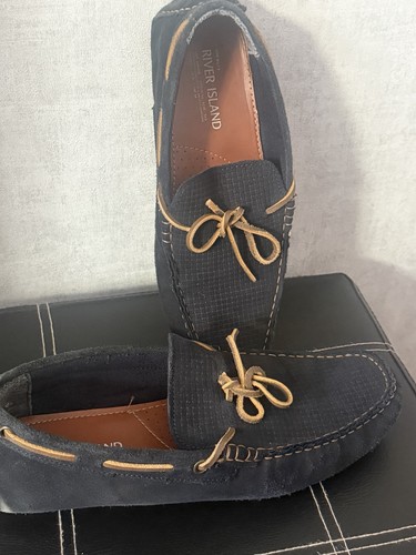 River island navy suede - river,