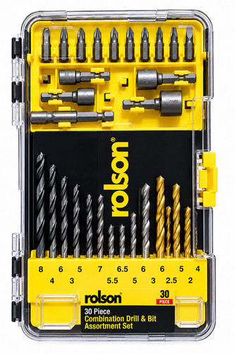 Rolson 30pc steel - 30pc, combination