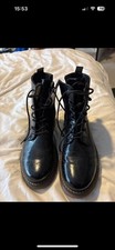 Black Leather Woman's Boots