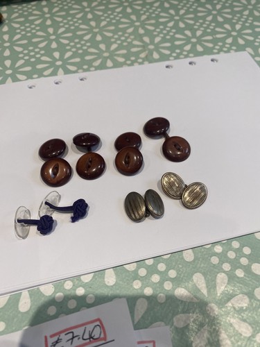 Joblot vintage retro cufflinks - joblot,