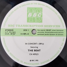 The Beat - In Concert-289 LP