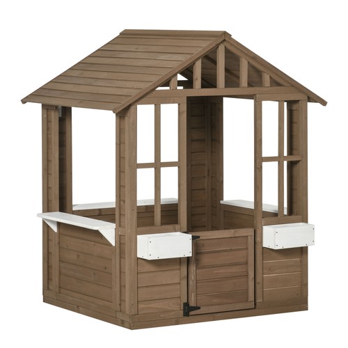 Wooden kids outdoor - wooden, playhouse