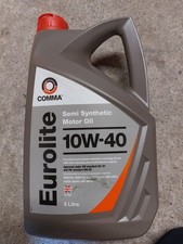 Comma Eurolite 10W40 Semi Synthetic Engine Oil 5 Litre EUL5L