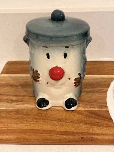 Vintage dusty bin ceramic - vintage,