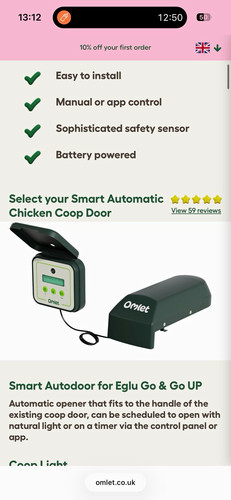 Omlet eglu automatic - eglu,