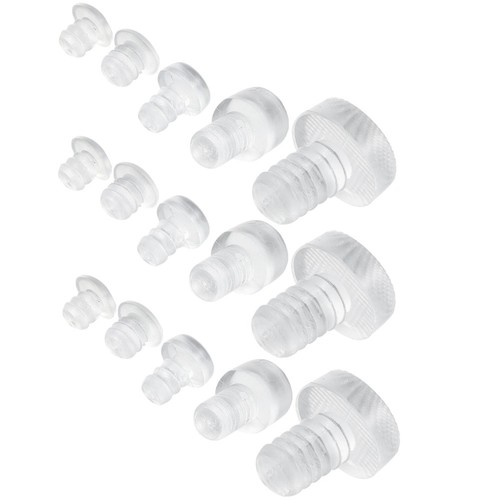 100pcs clear rubber bumpers - 100pcs,