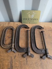 2 x Record 8" G Clamps And 1 x