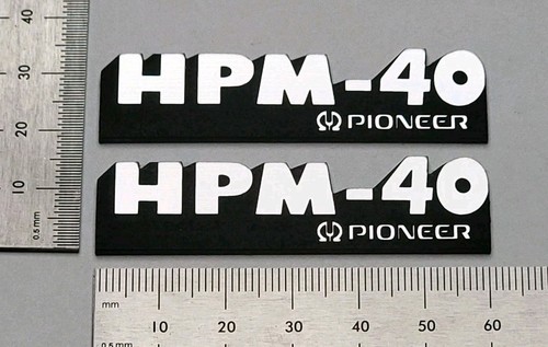 Pioneer hpm speaker badge - pioneer,