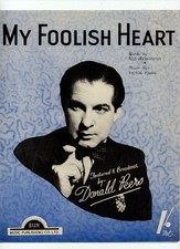 song sheet MY FOOLISH HEART
