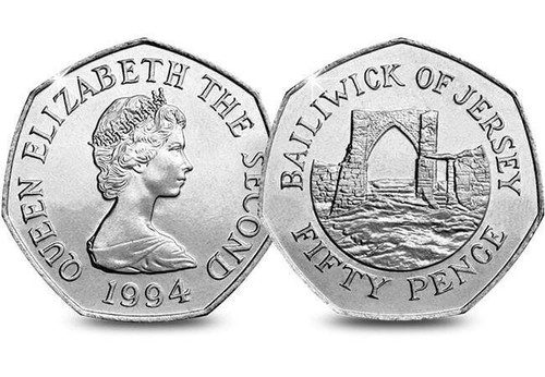Bailiwick jersey 50p - 50p, coin