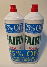 Unopened Vintage fairy liquid