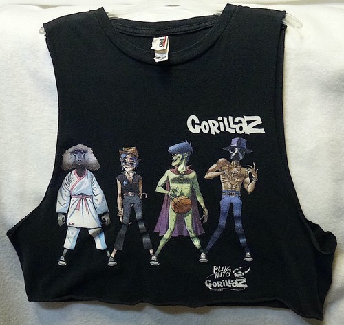 Gorillaz concert band crop - band,