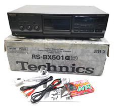 TECHNICS RS-BX501 Stereo Cassette Tape Deck SERVICED BOXED MINT CONDITION