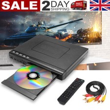 DVD Player Multi Region Free with Remote Control USB3.0/2.0 Port CD Player RCA