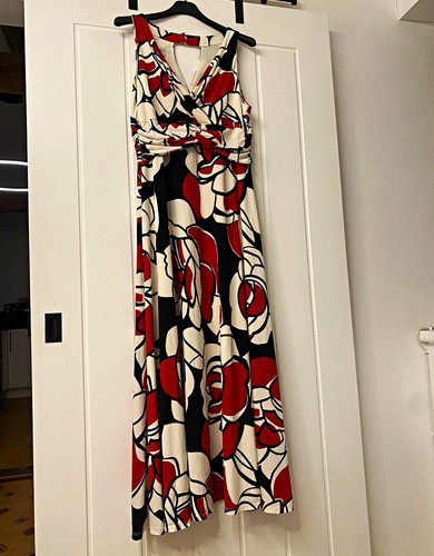 Kaliko red black cream - kaliko, floral