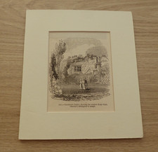 Carisbrooke Castle Engraving