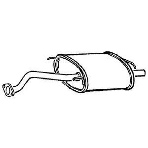 Klarius rear exhaust tail pipe - tail,