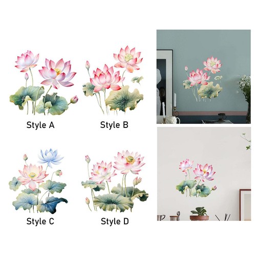 Lotus wall sticker - lotus,