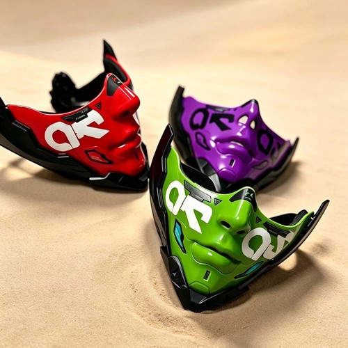 Sci cyberpunk half - cyberpunk, mask