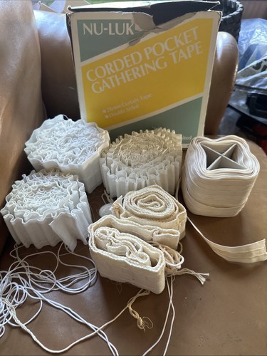 Bin curtain gathering - tape, lot