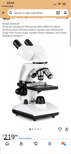 Binocular compound microscope - binocular,