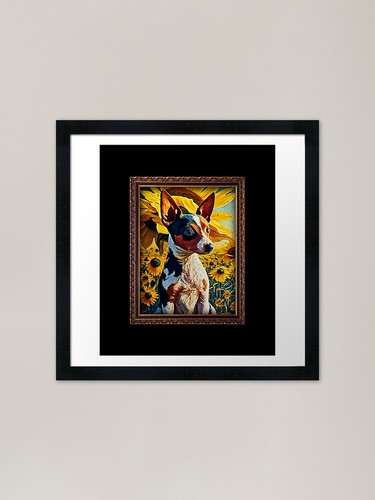Toy fox terrier sunflower - toy,
