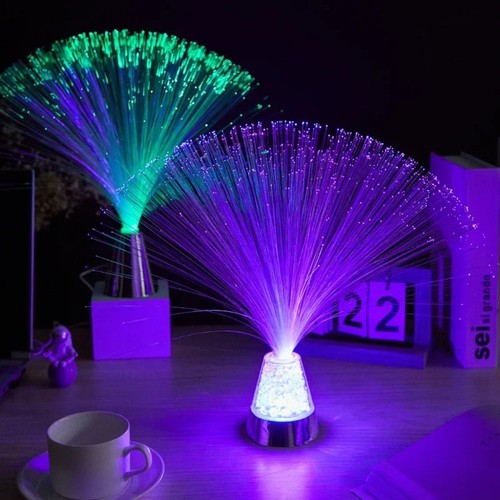 Multicolor fiber optic lamp - multicolor,