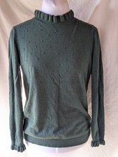 Damart Green Textured Jumper