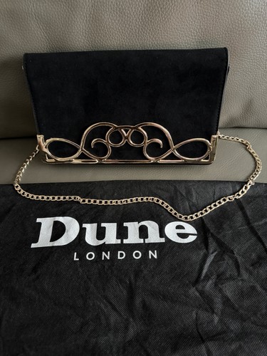 Vintage dune black suede gold - dune,