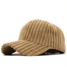 Soft Warm Corduroy Hat Men Women Classic Solid Color Baseball Cap Dad Hat