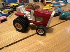 Vintage Tonka 811002 Red/white Farm Tractor