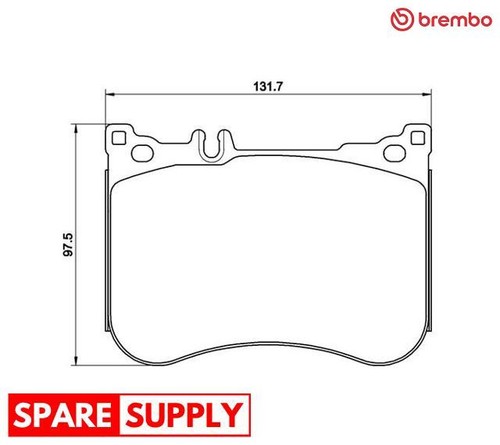 Brake pad set disc - disc,
