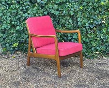 VINTAGE OLE WANSCHER FOR FRANCE & DAVERKOSEN FD-109 ARMCHAIR