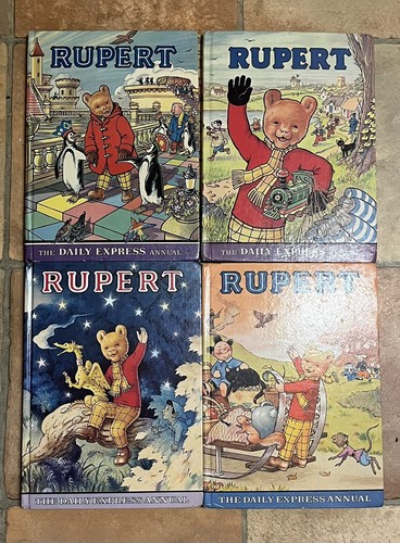 Rupert the bear annuals - bear,