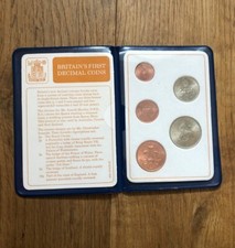 BRITAIN'S FIRST DECIMAL COIN